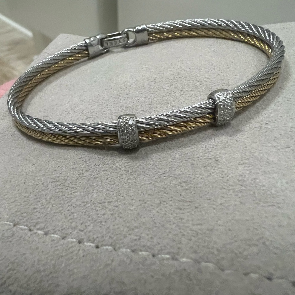 ALOR Diamond station bracelet